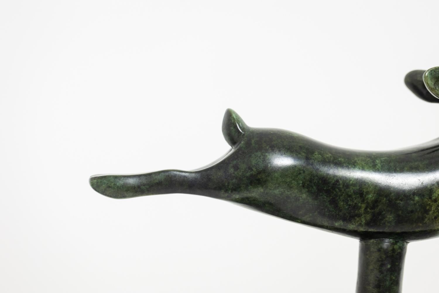 François Pompon. Lapin courant, bronze, 2006 impression 3