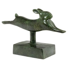 François Pompon. Lapin courant, bronze, 2006 impression