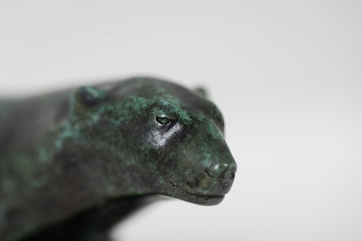 Contemporary François Pompon. “Ours blanc”, bronze, 2006 print. For Sale