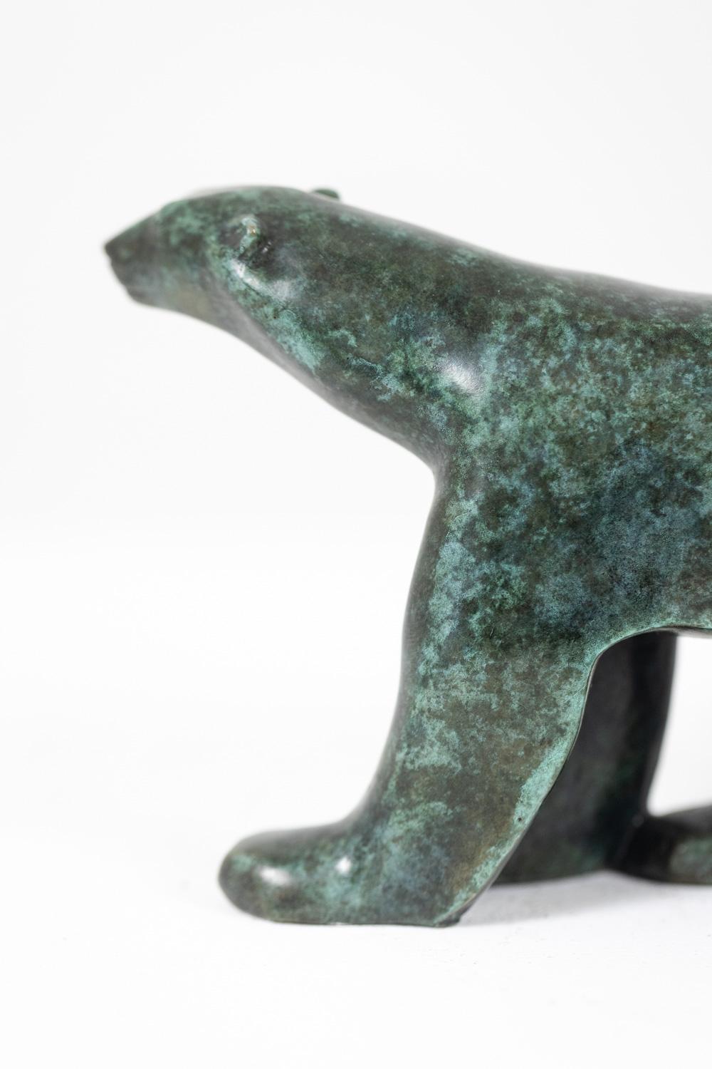 Bronze François Pompon. “Ours blanc”, bronze, 2006 print. For Sale