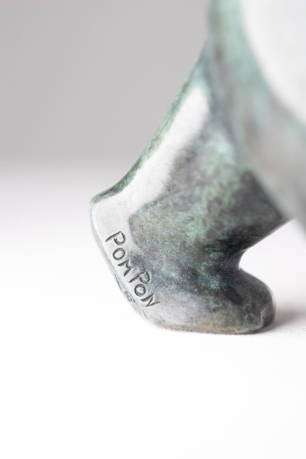 François Pompon. “Ours blanc”, bronze, 2006 print. For Sale 1