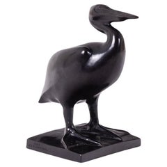 François Pompon. "Pelícano", bronce, impresión de 2006.