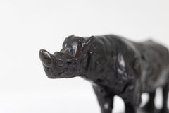 François Pompon. “Rhinoceros”, bronze, 2006 print.
