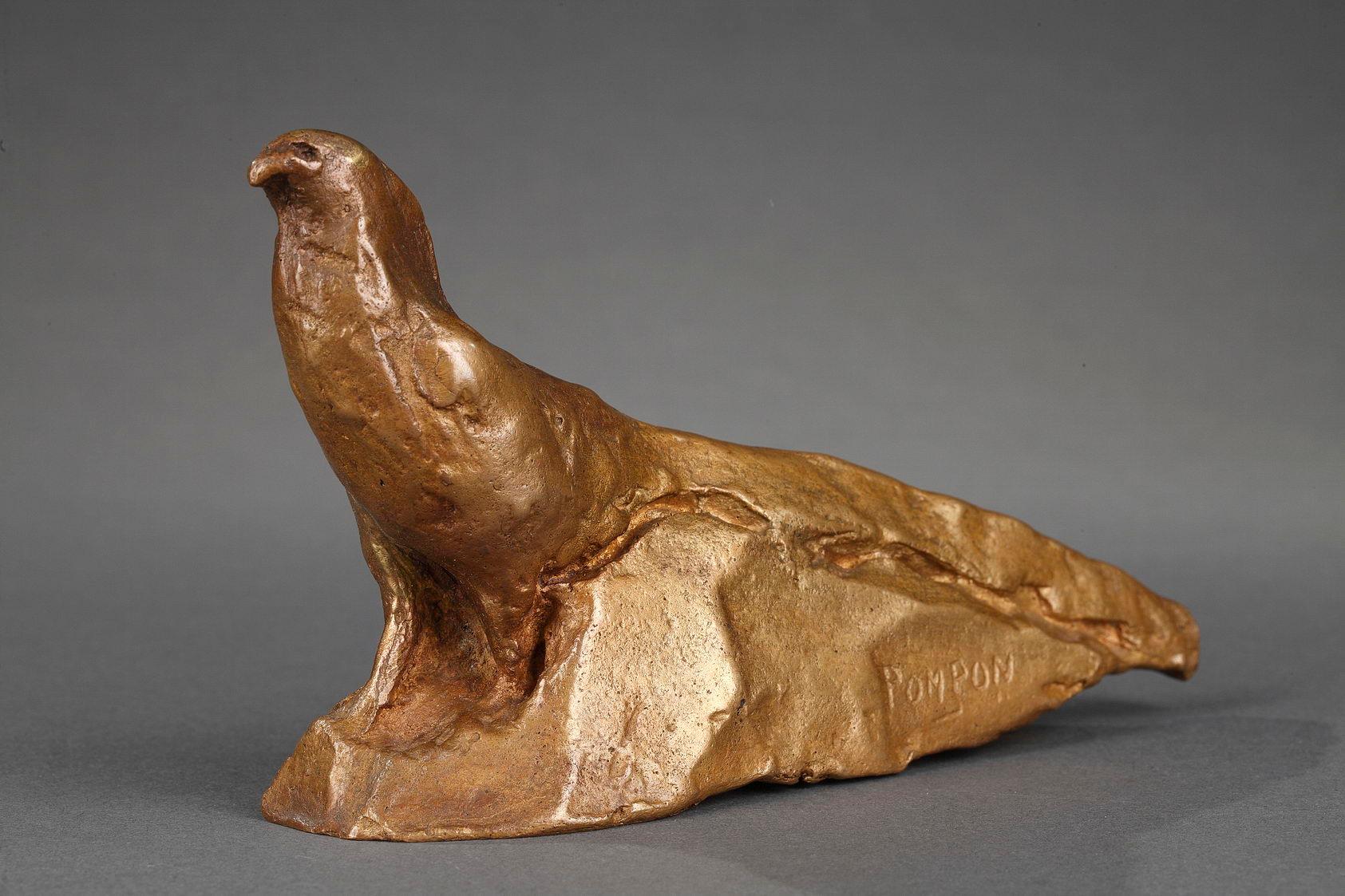 Pheasant - Sculpture by François Pompon