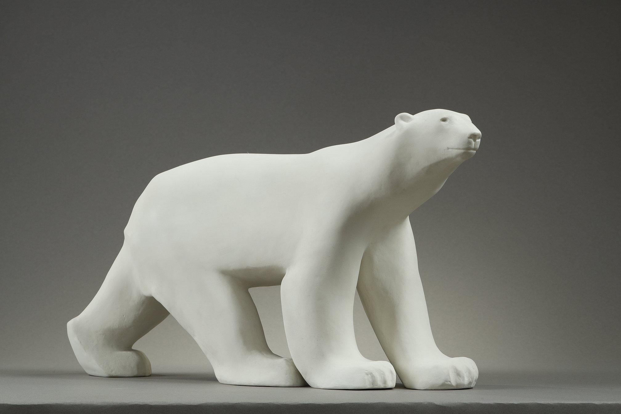 Weißer Bär (Art déco), Sculpture, von François Pompon