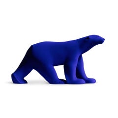 Worldwide Limited Edition Yves Klein, Ours Pompon in resin with IKB pigments  