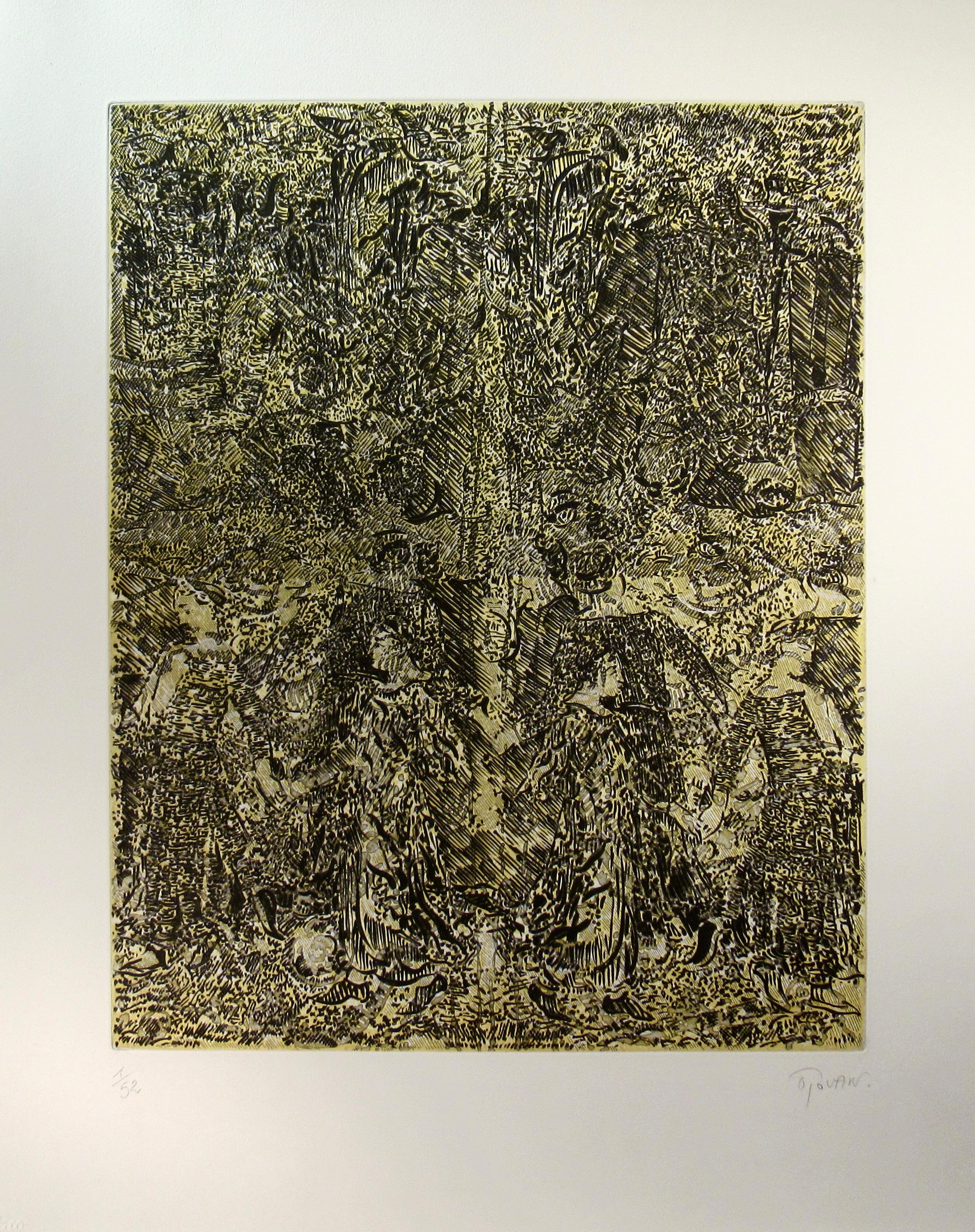 Sans Titre II - Print by Francois Rouan