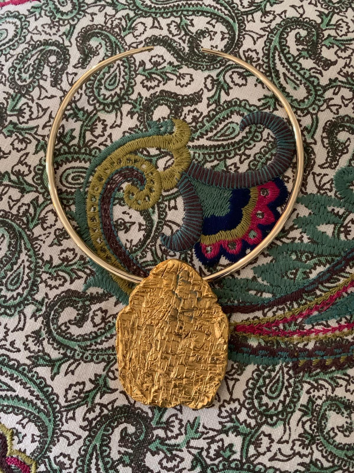 Women's or Men's François Stahly sculptural Pendant For Sale