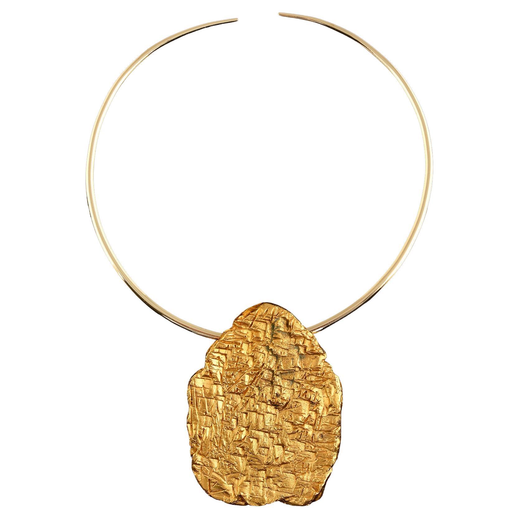 François Stahly sculptural Pendant For Sale