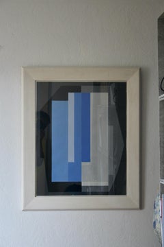 Francois Thepot firma gouache su carta datata 56