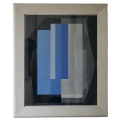 Francois Thepot signiert Gouache auf Papier datiert 56