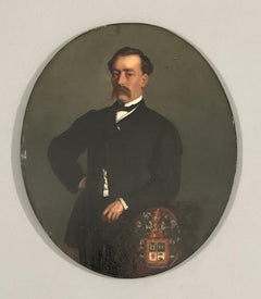 FRANCOIS VAN SEVERDOCK. Portrait of Eugène de Zereso de Cejada. Oil on panel