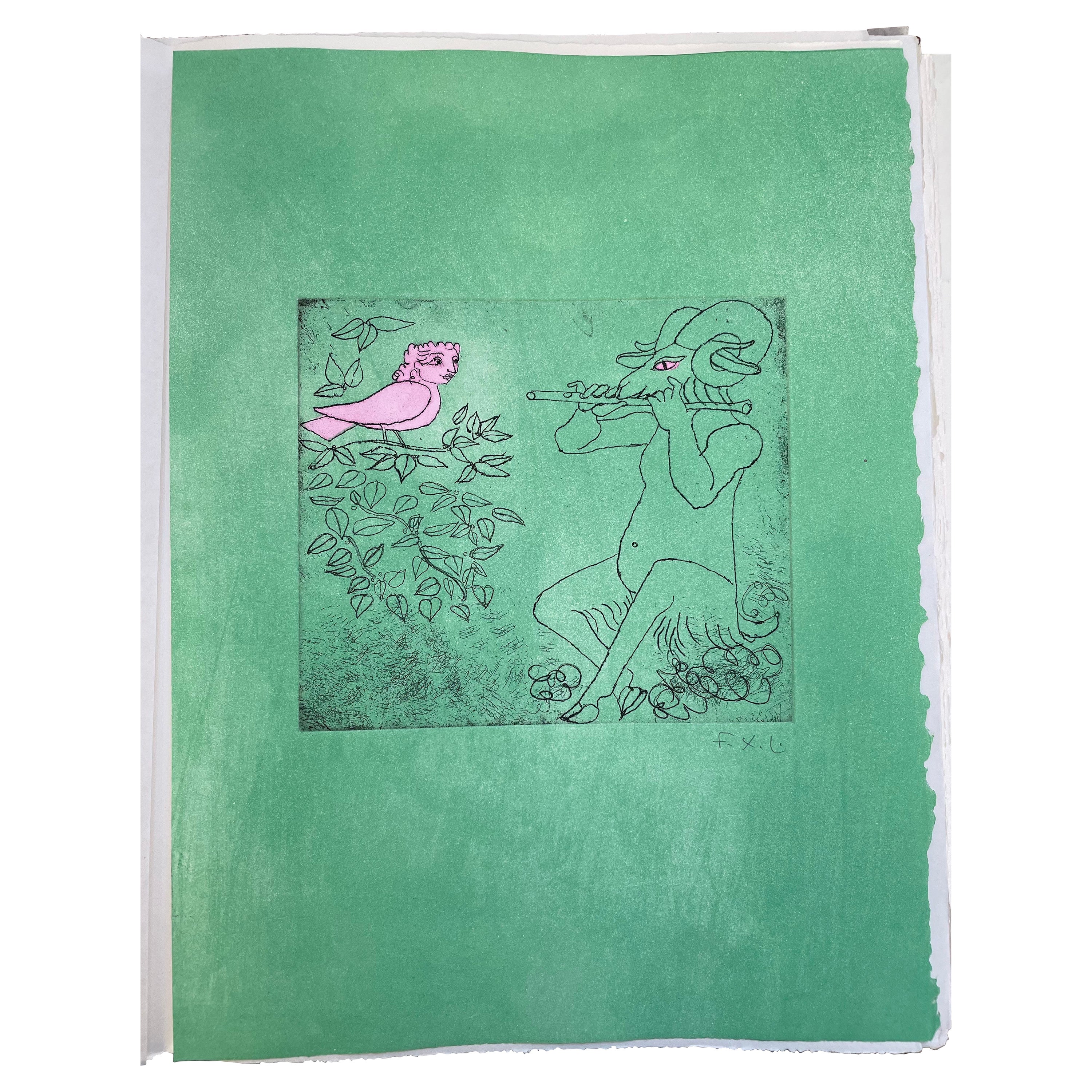 François-Xavier Lalanne (1927-2008) - Ein Widder und ein Vogel -2005