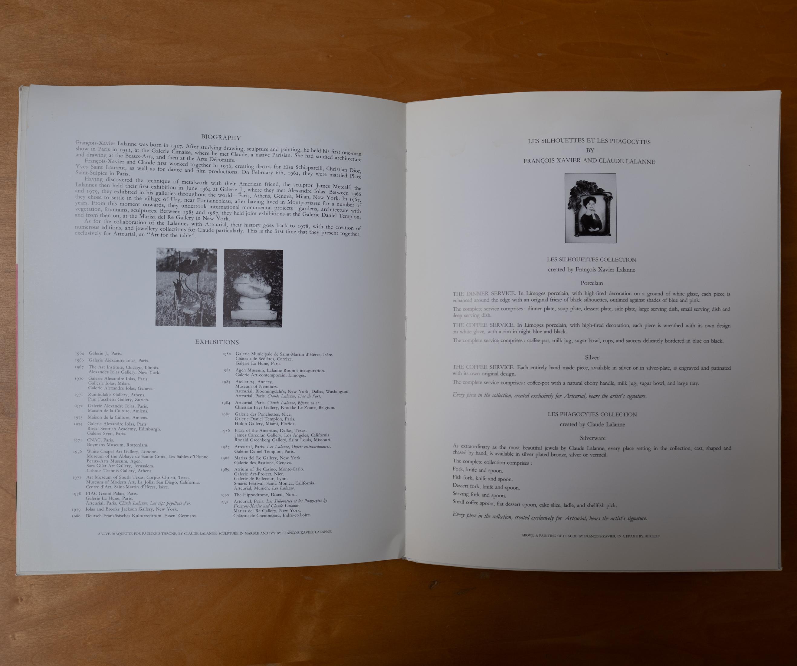 Late 20th Century François-Xavier Lalanne Catalogue Drawings Sculpture For Sale