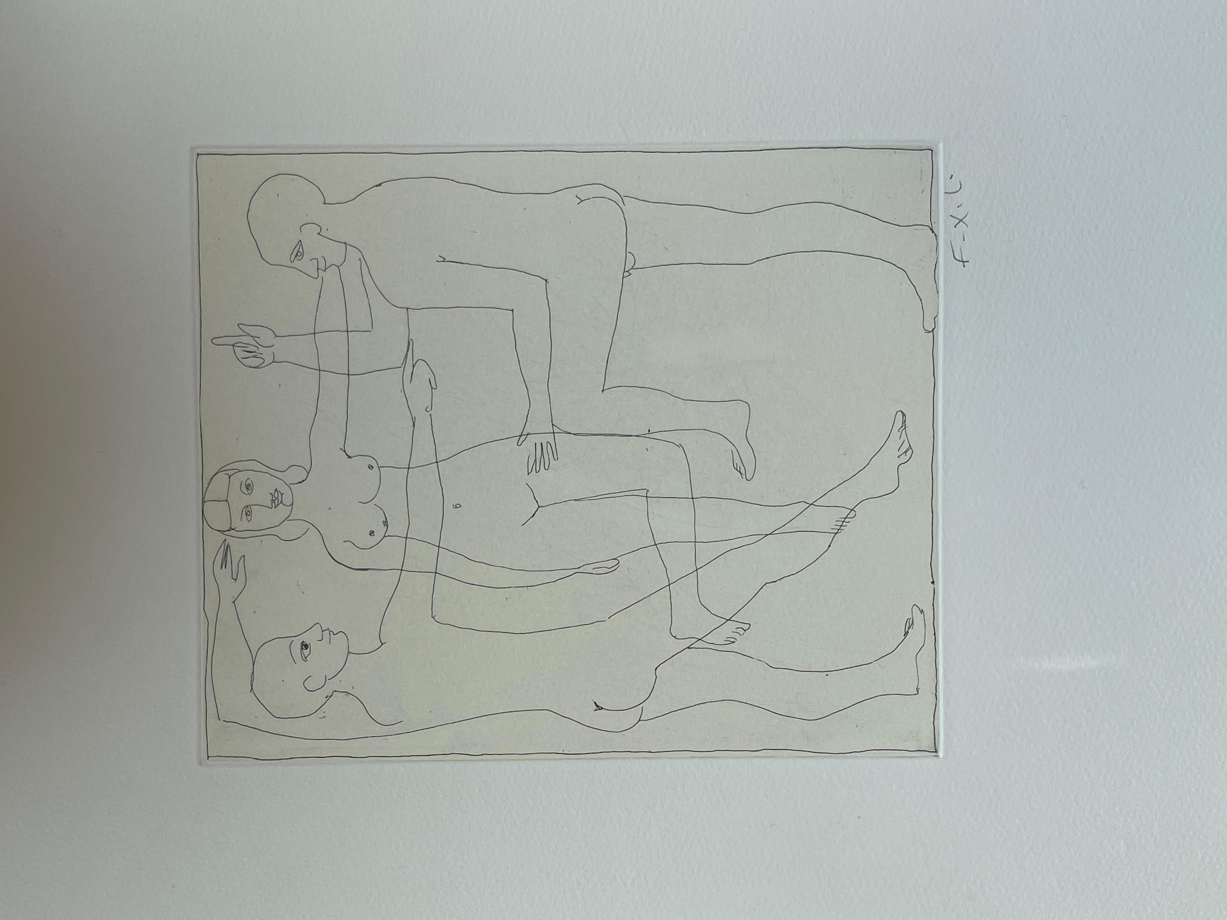 French Francois-Xavier Lalanne - Men and woman, 2002 For Sale