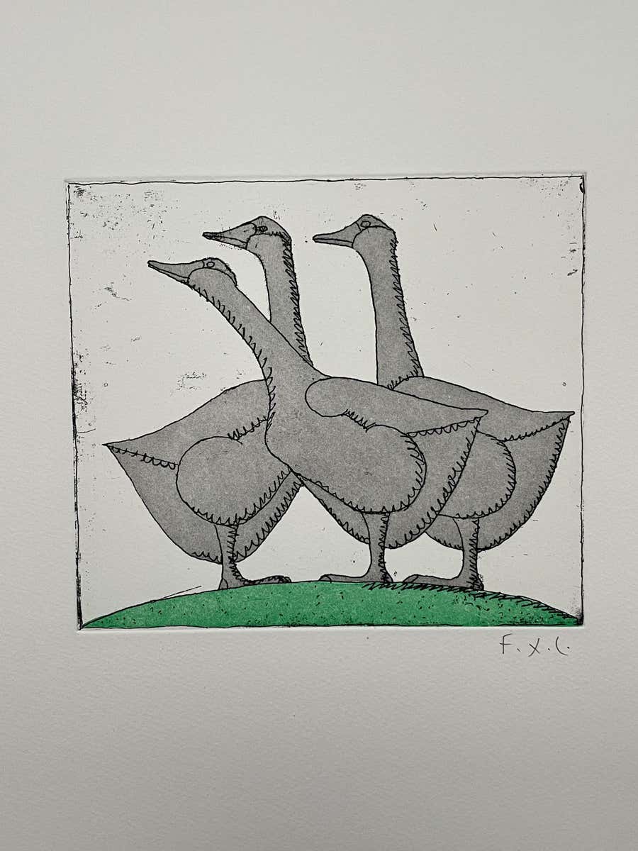 Francois-Xavier Lalanne (1927-2008) The Geese (in french : les oies), 2004
