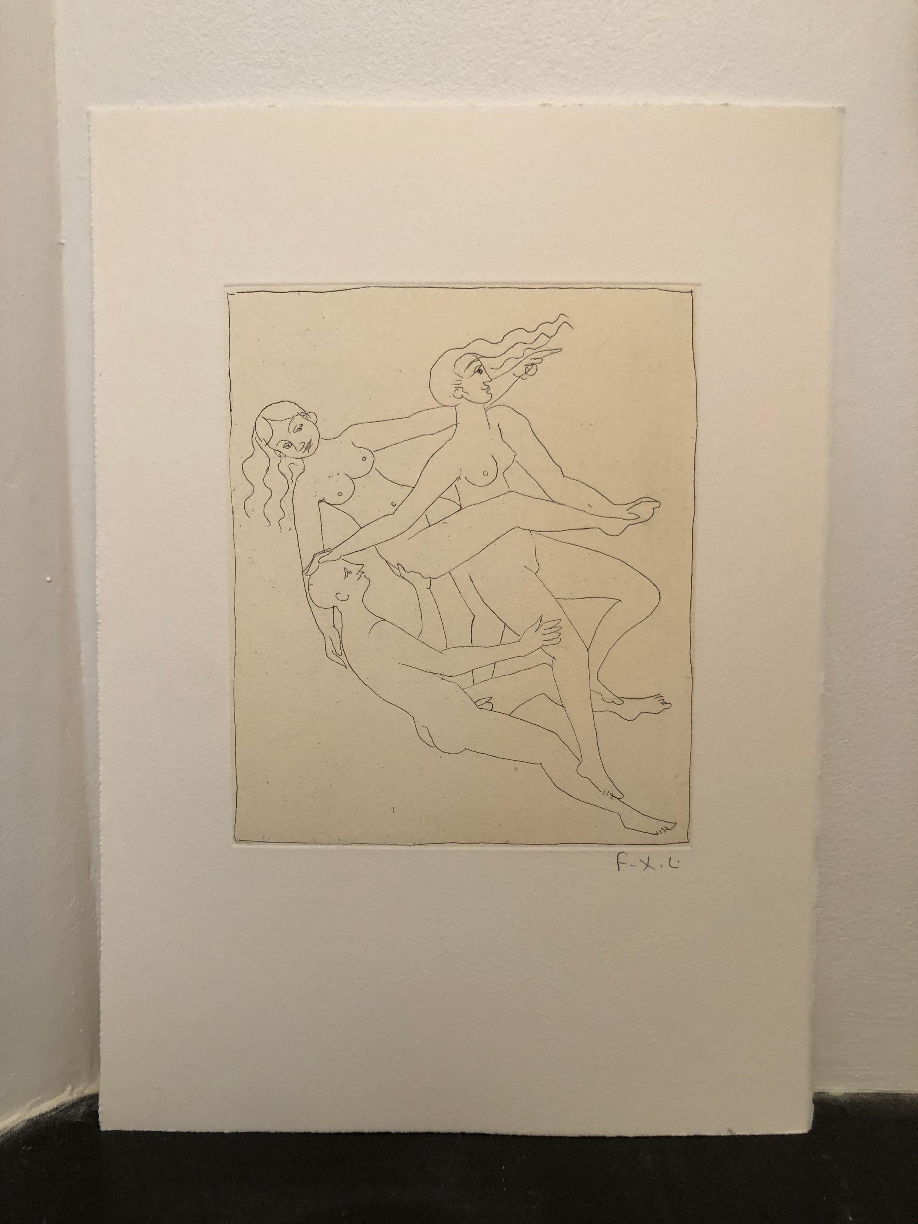 Francois-Xavier Lalanne (1927-2008) Women and Man, 2002
Techniques : etching on paper 
Hand signed in pencil by François Xavier Lalanne, in perfect condition


Dimensions of the paper : 38 x 28 cm (14,96 x 11 inches)
Dimensions of the etching itself