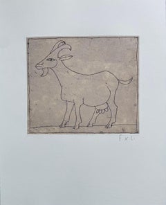 François-Xavier Lalanne - La chèvre, 2004 Tirage original