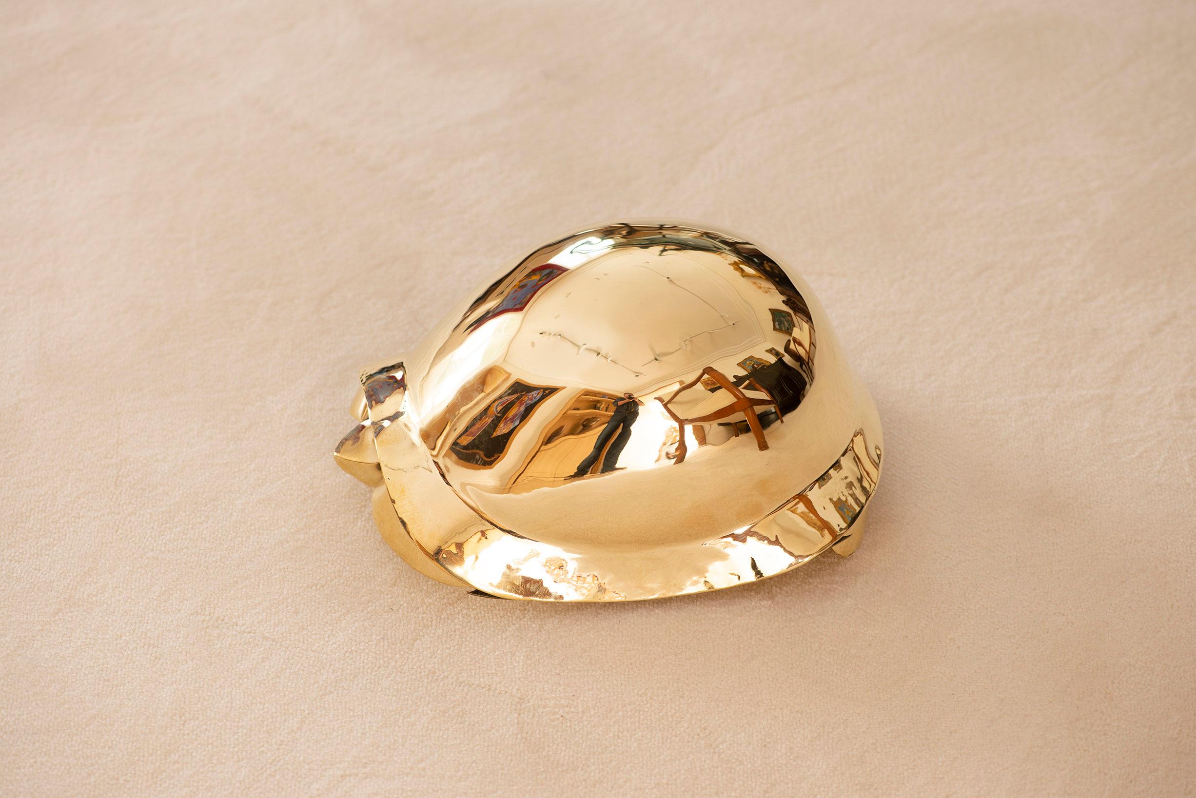 Tortue, Lalanne, Diseño, Escultura, Oro, Años 70 en venta 1