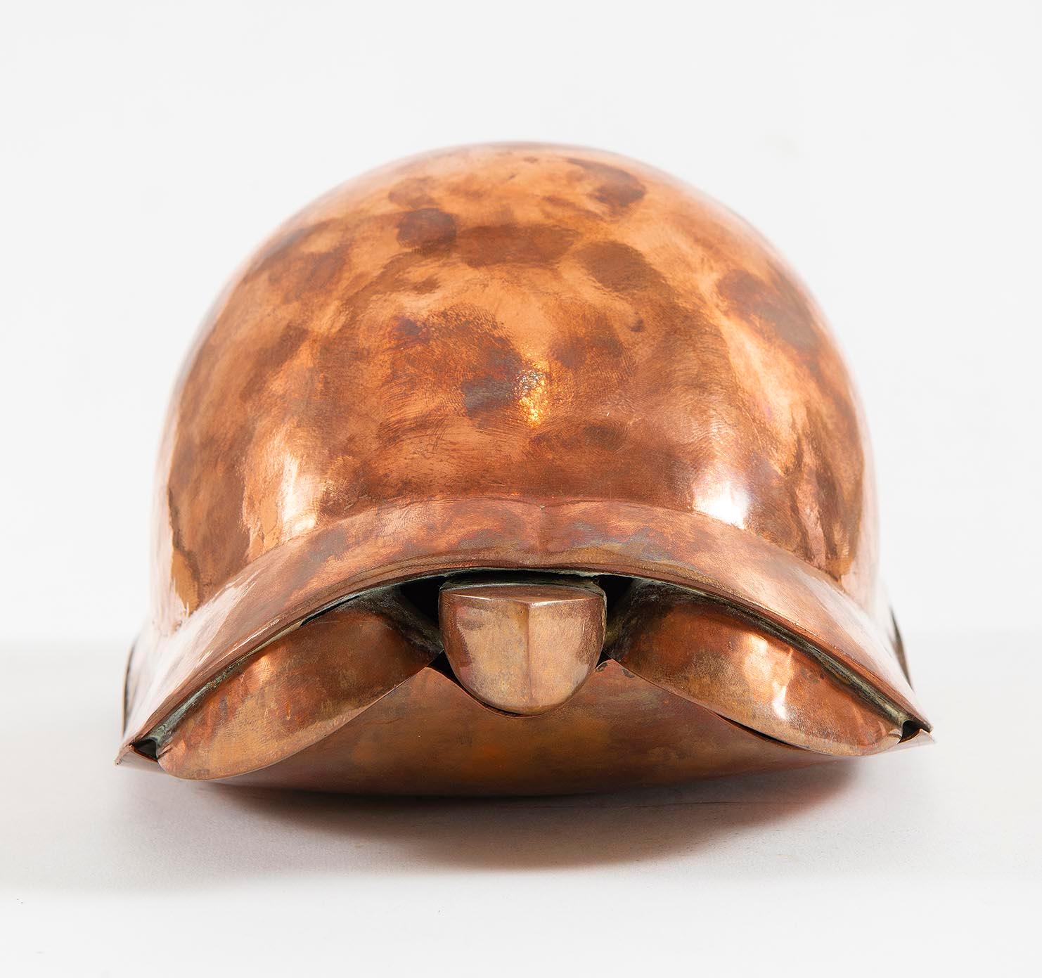 Turtle, by Fx lalanne, Sculpture, Design, Copper, 1970's, ashtray, animal - Print by Francois-Xavier Lalanne