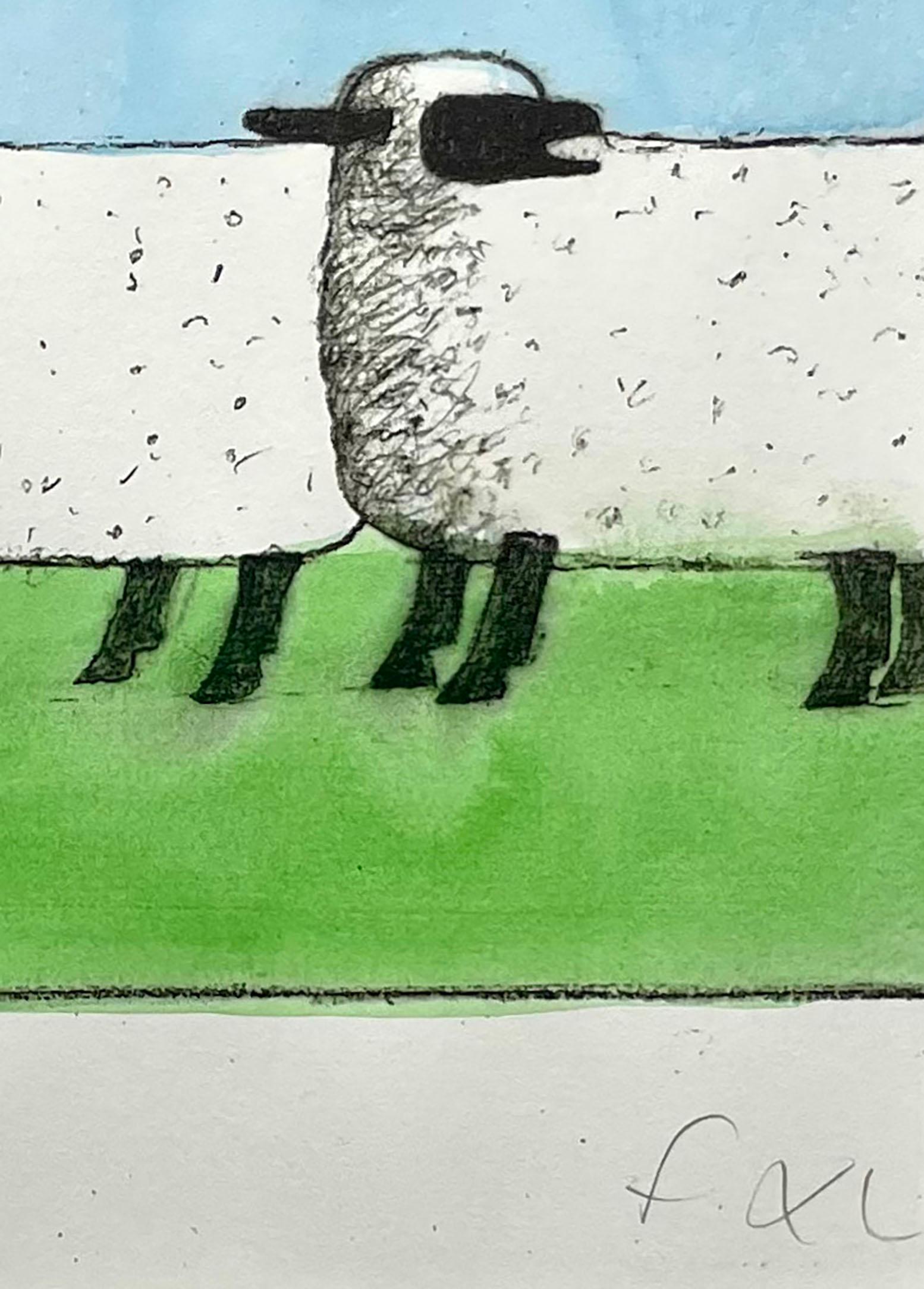 Paper Francois-Xavier Lalanne , Sheeps, unique work For Sale