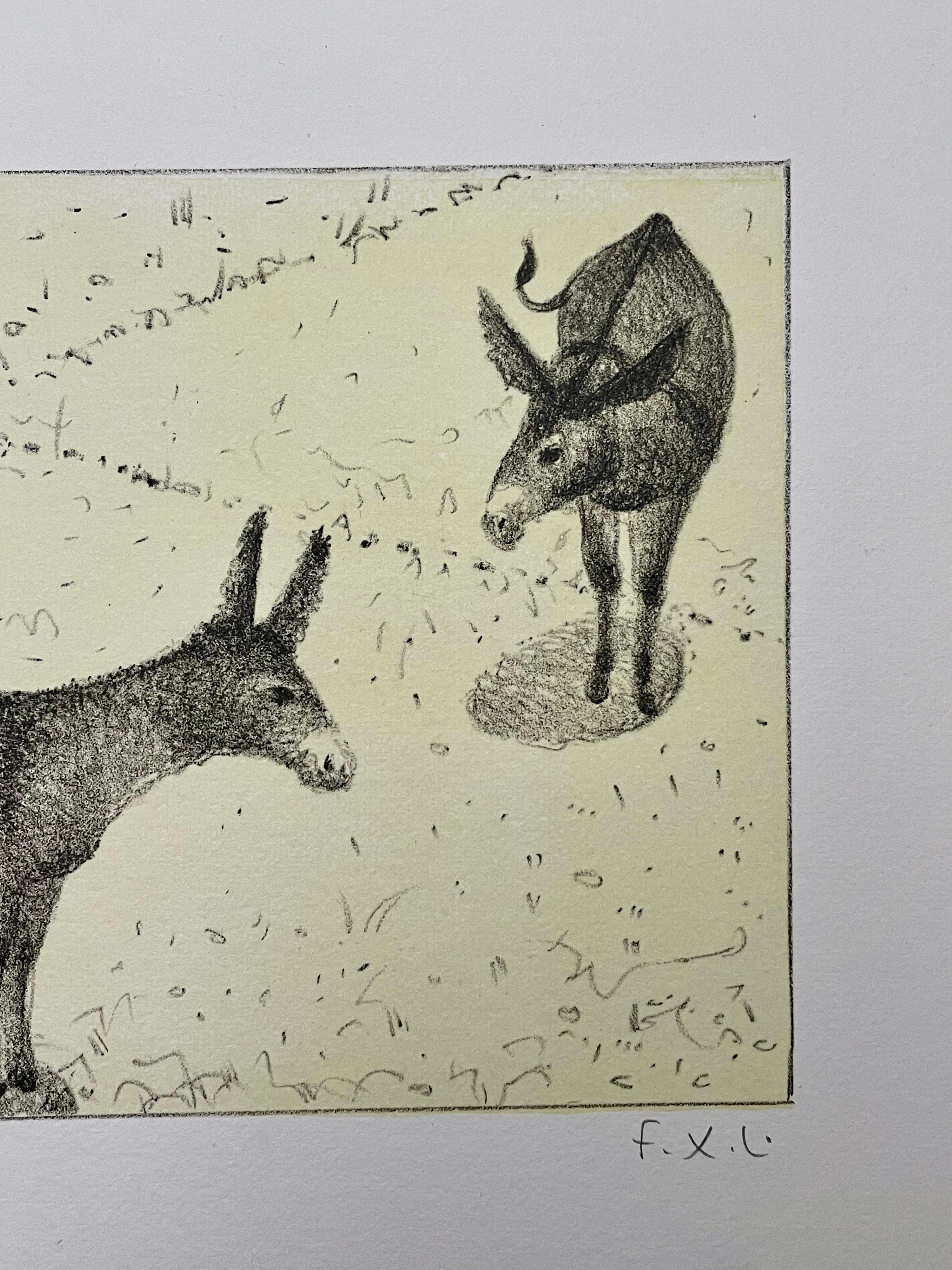 Francois-Xavier Lalanne (1927-2008) The pig (in french : le cochon), 2004

This extremely rare print by François Xavier Lalanne depicts a pig, more precisely a sow and her babies. It is an edition of only 10 copies. It comes with a paper sleeve on