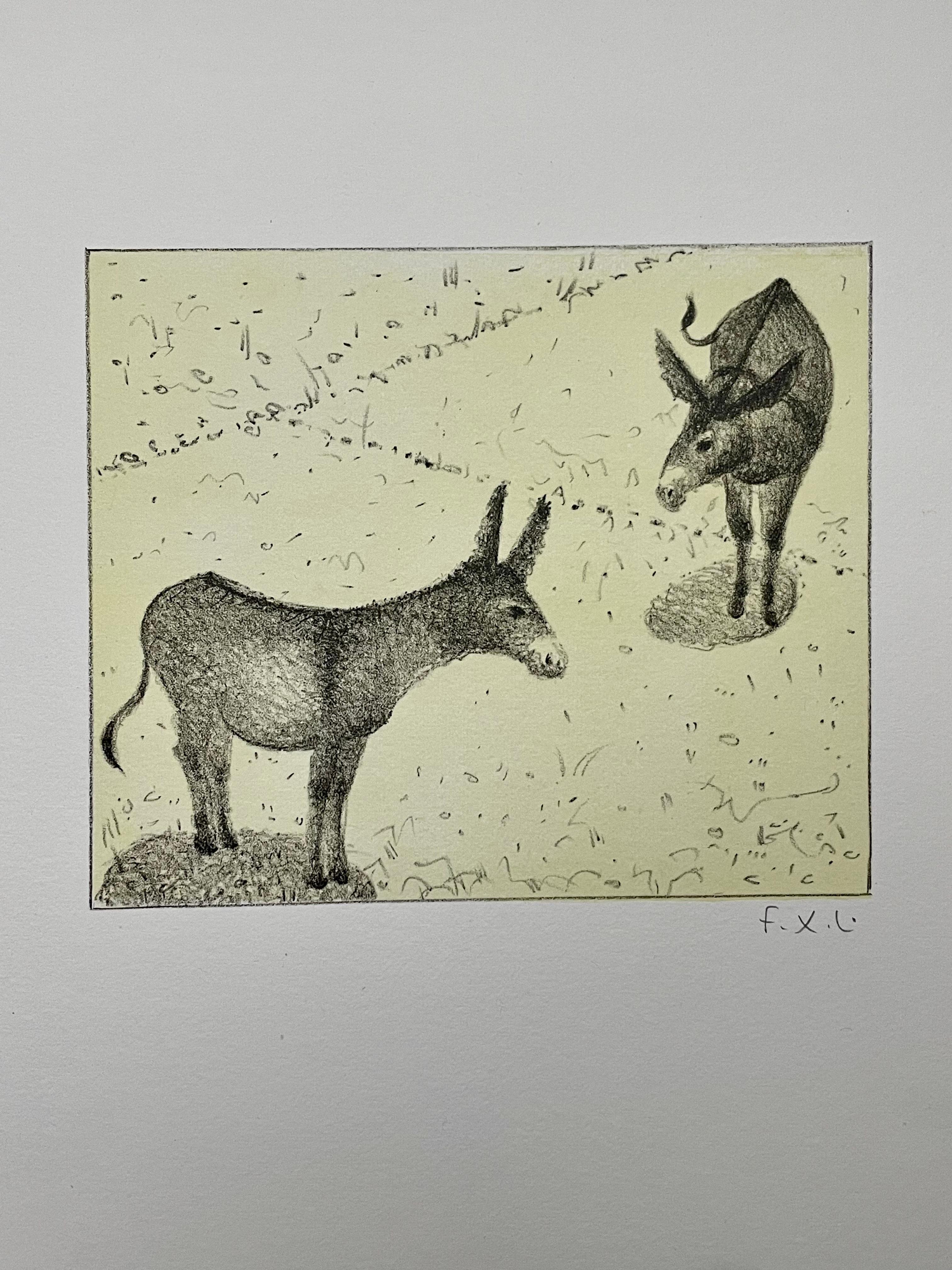 French Francois-Xavier Lalanne - The donkeys (in french : les ânes) For Sale