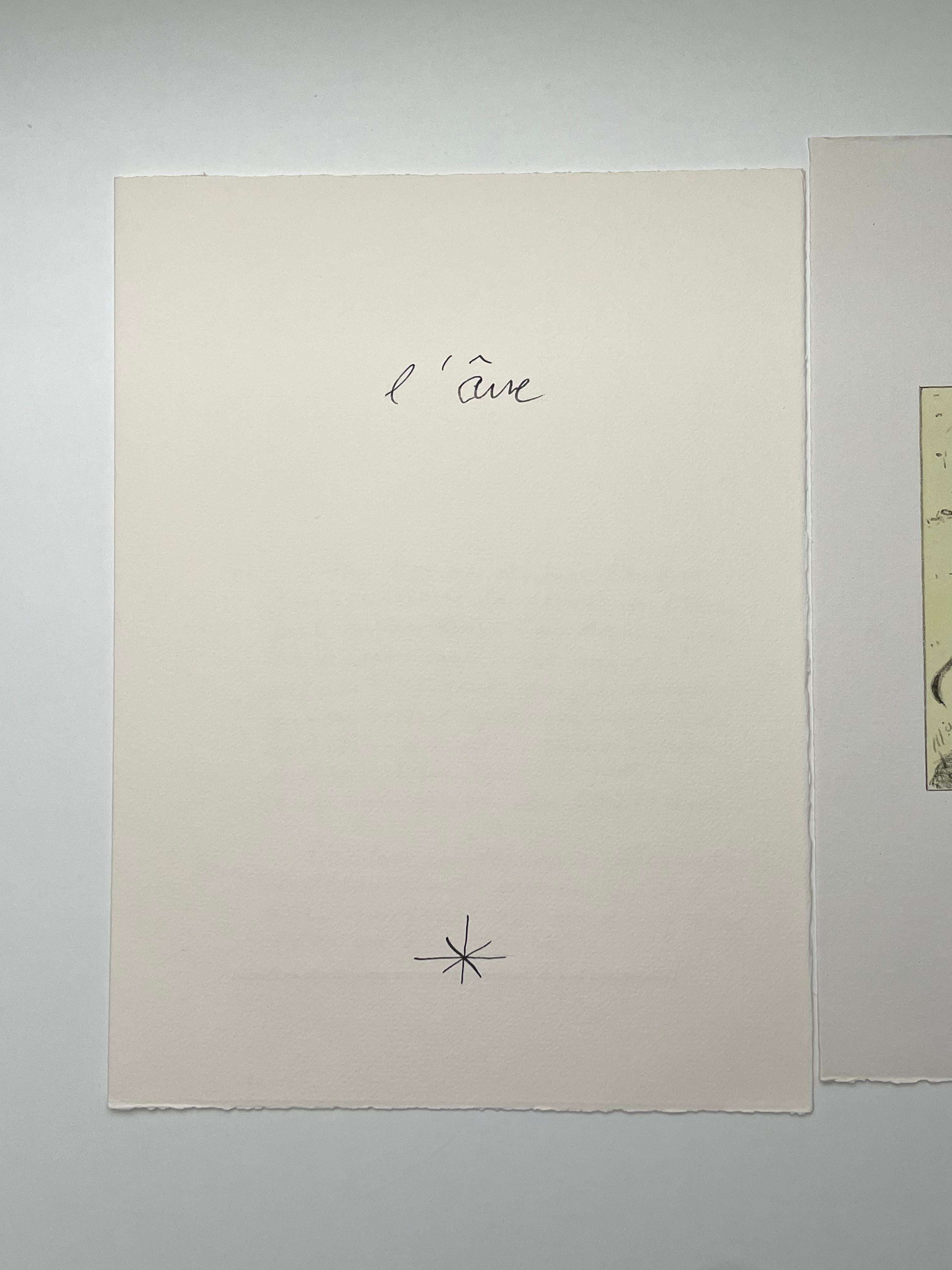 Paper Francois-Xavier Lalanne - The donkeys (in french : les ânes) For Sale