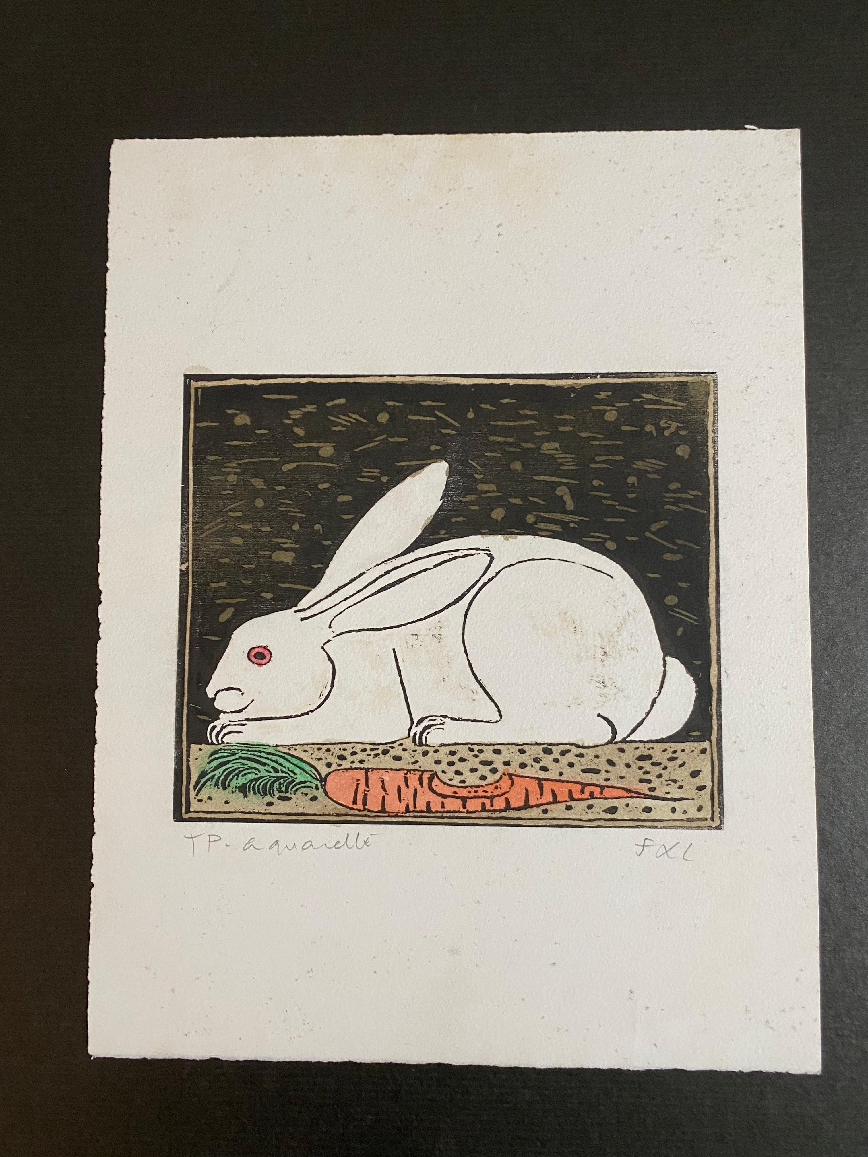 Français François Xavier Lalanne The rabbit (Le lapin)  Pièce unique en vente