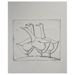 Francois-Xavier Lalanne, les trois oies