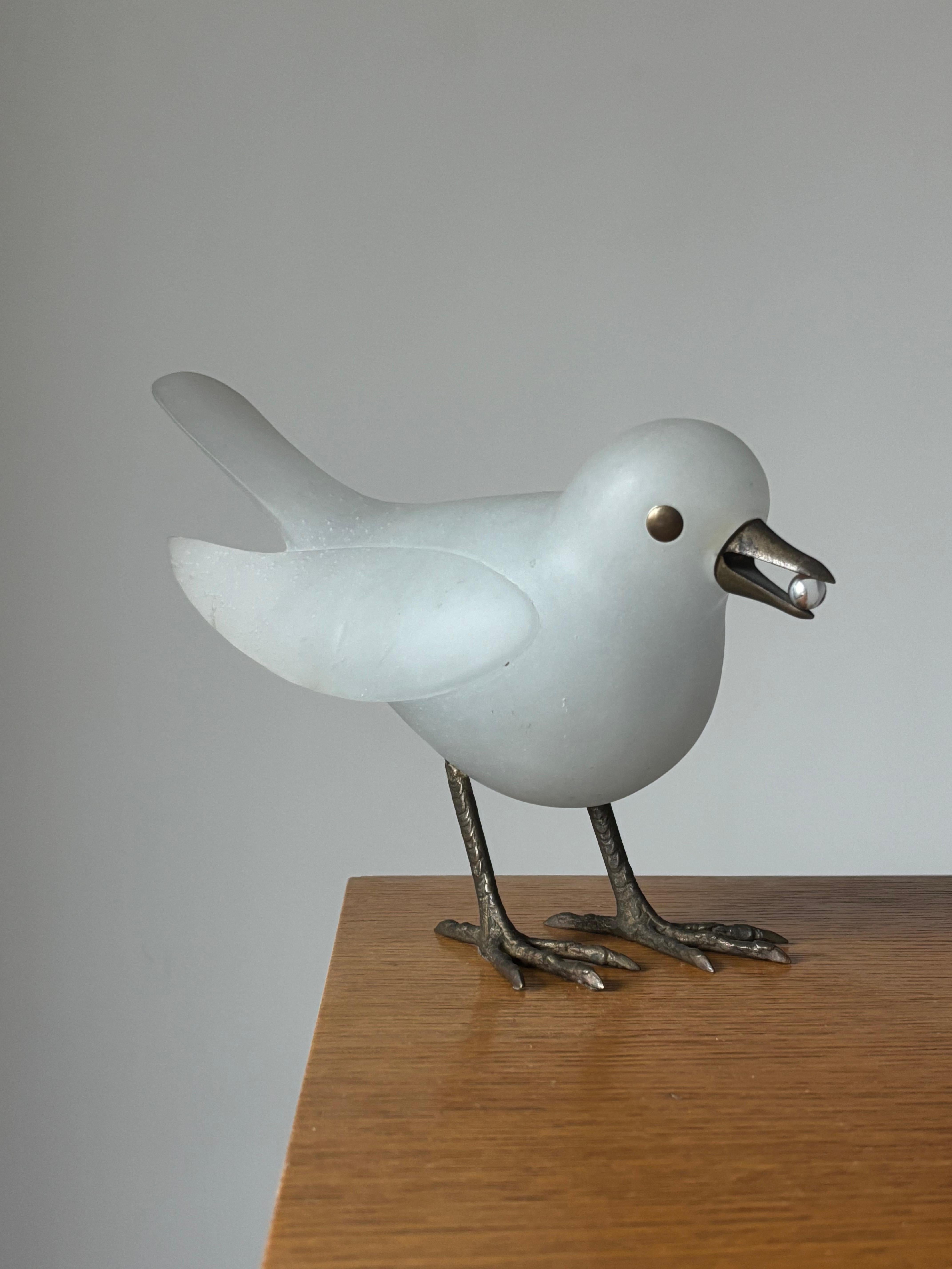 Francese Francois-Xavier Lalanne X Daum oiseau circa 1978 in vendita