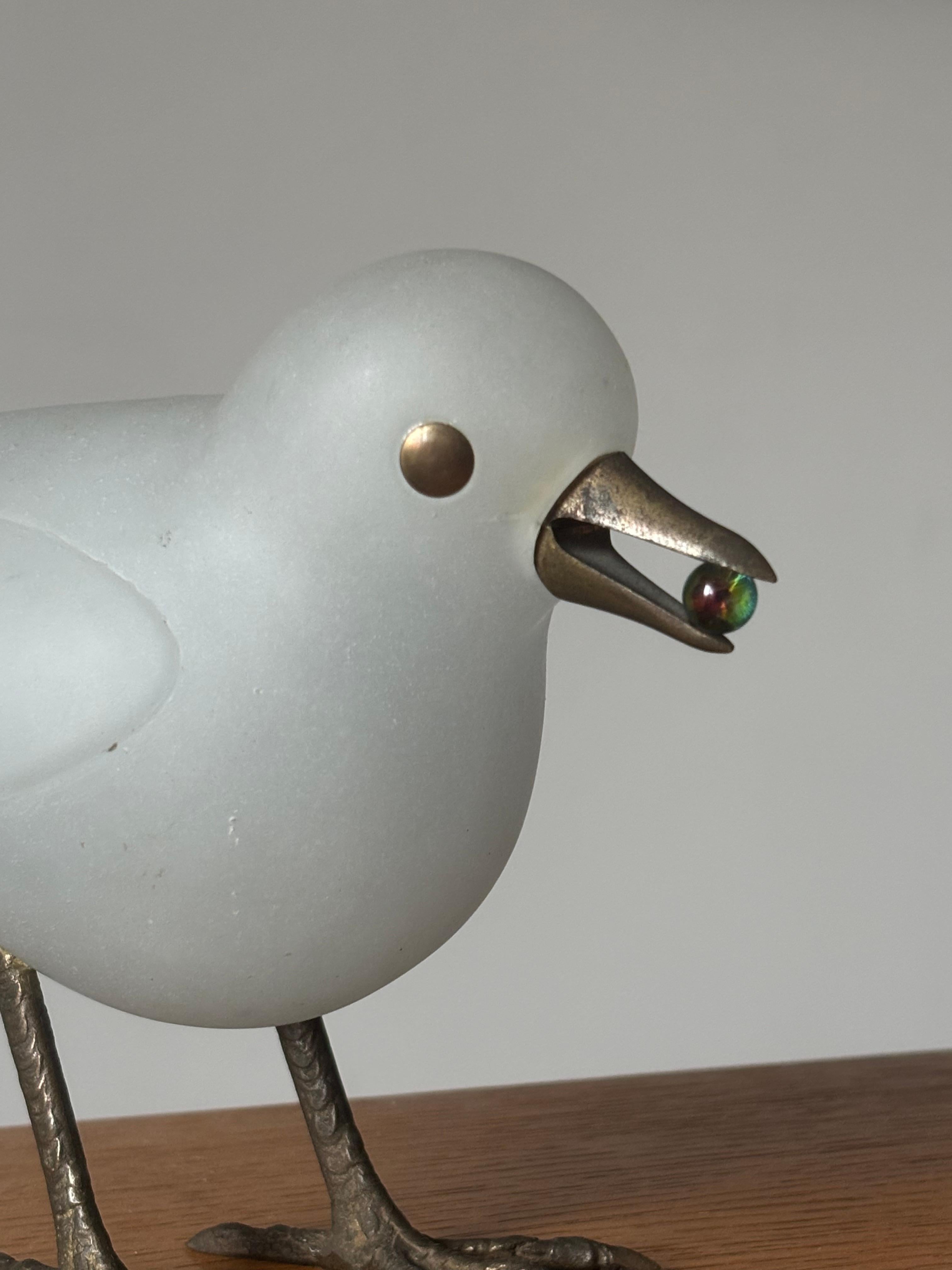 Fine XX secolo Francois-Xavier Lalanne X Daum oiseau circa 1978 in vendita