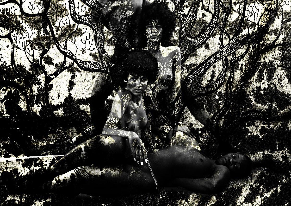 Imagine Françoise Benomar Zeitgenössische afrikanische Fotografie Akt Landschaft Baum im Angebot 1