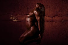 Land of fire Françoise Benomar Contemporary African photography black venus nude