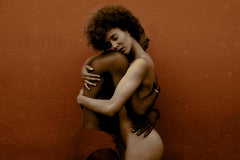 Love melt Françoise Benomar Contemporary African photography nude couple art