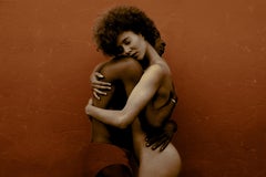 El amor se derrite Françoise Benomar Fotografía africana contemporánea desnudo pareja arte