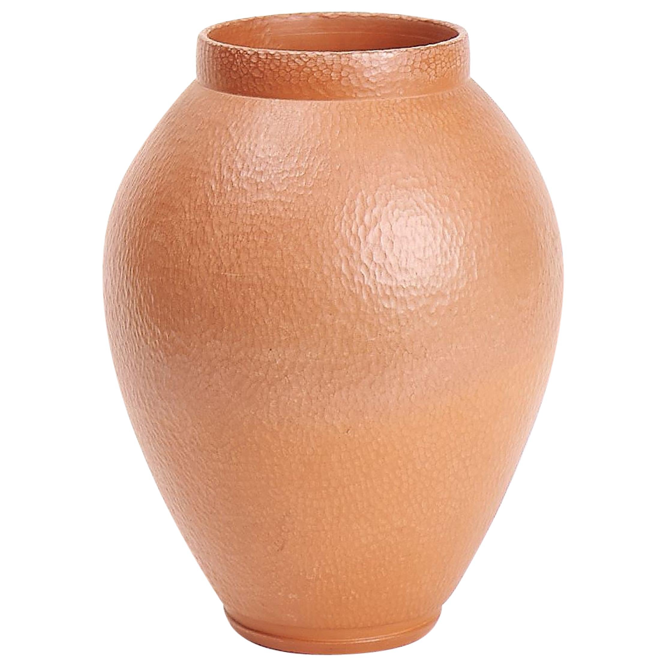 Françoise Blondeau & Aït Lhaj Hassan, Terracotta Vessel, Morocco, 2000 For Sale