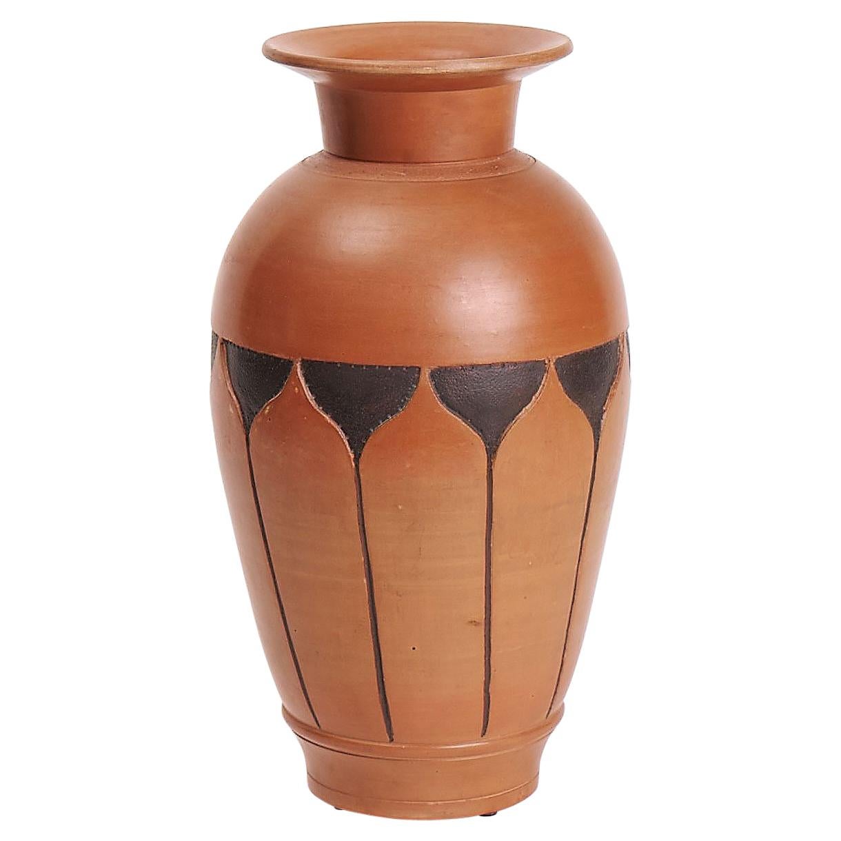 Françoise Blondeau & Aït Lhaj Hassan, Terracotta Vessel, Morocco, 2000