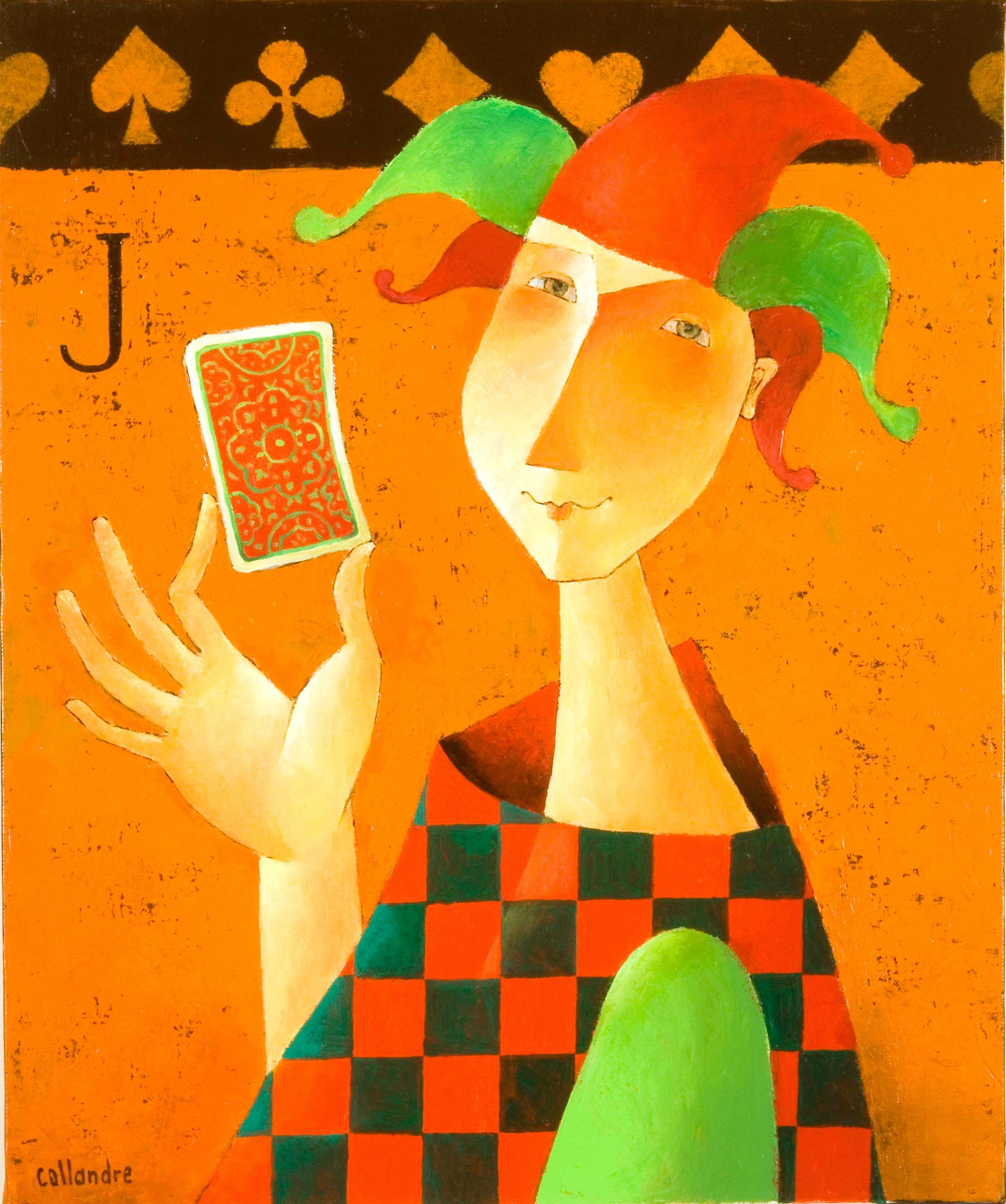 Una serie di ritratti di quattro personaggi delle carte: 