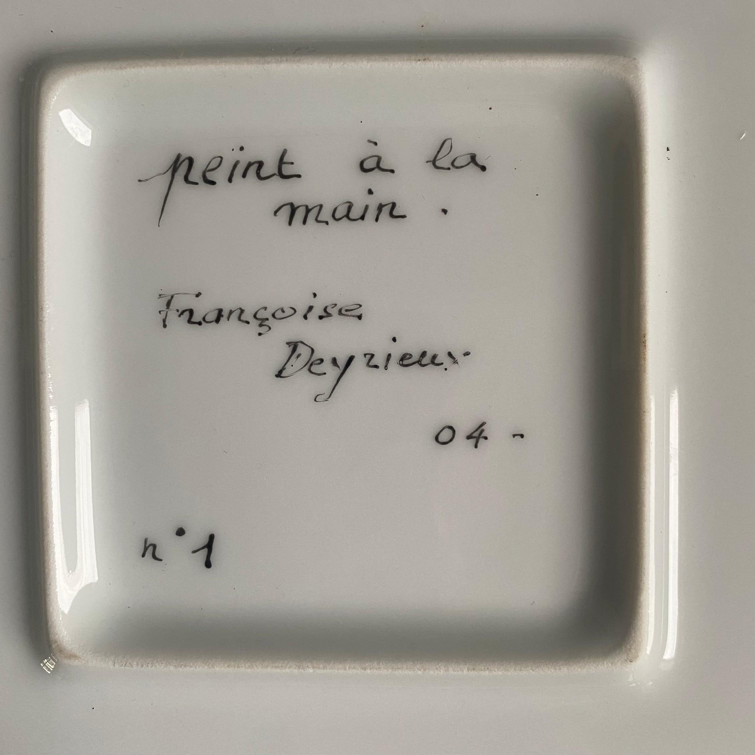 Francoise Deyrieux Ceramic Dish For Sale 2