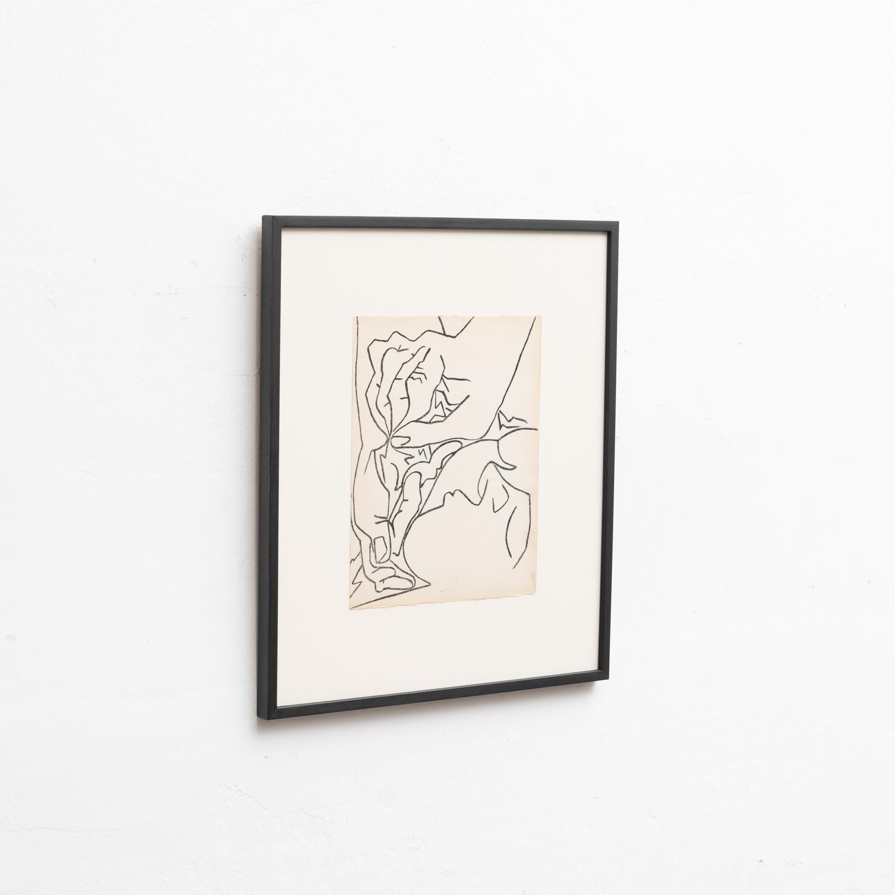 Litografia originale di Françoise Gilot della serie 