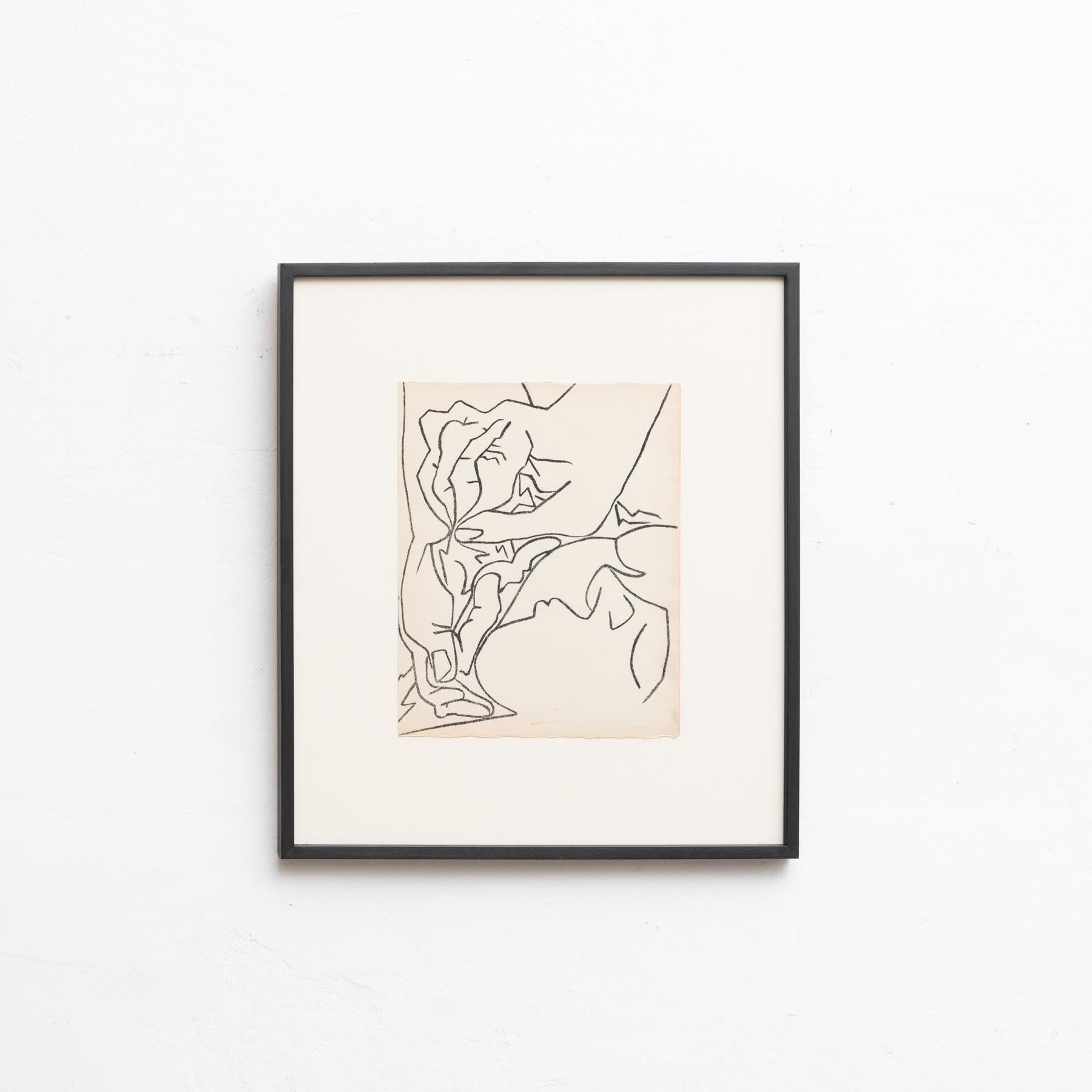 Mid-Century moderno Françoise Gilot Litografia dalla serie 