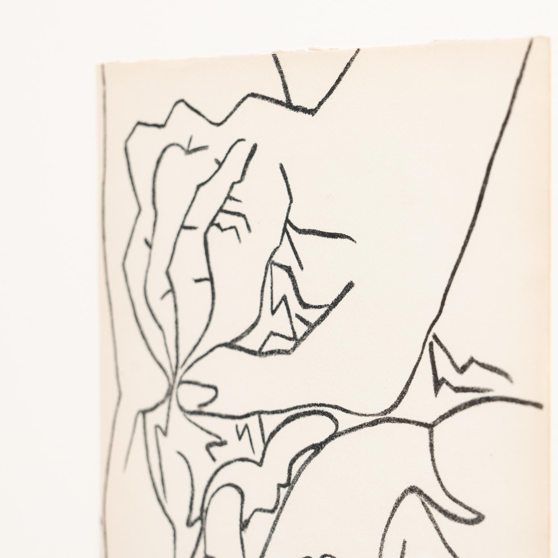 Carta Françoise Gilot Litografia dalla serie 