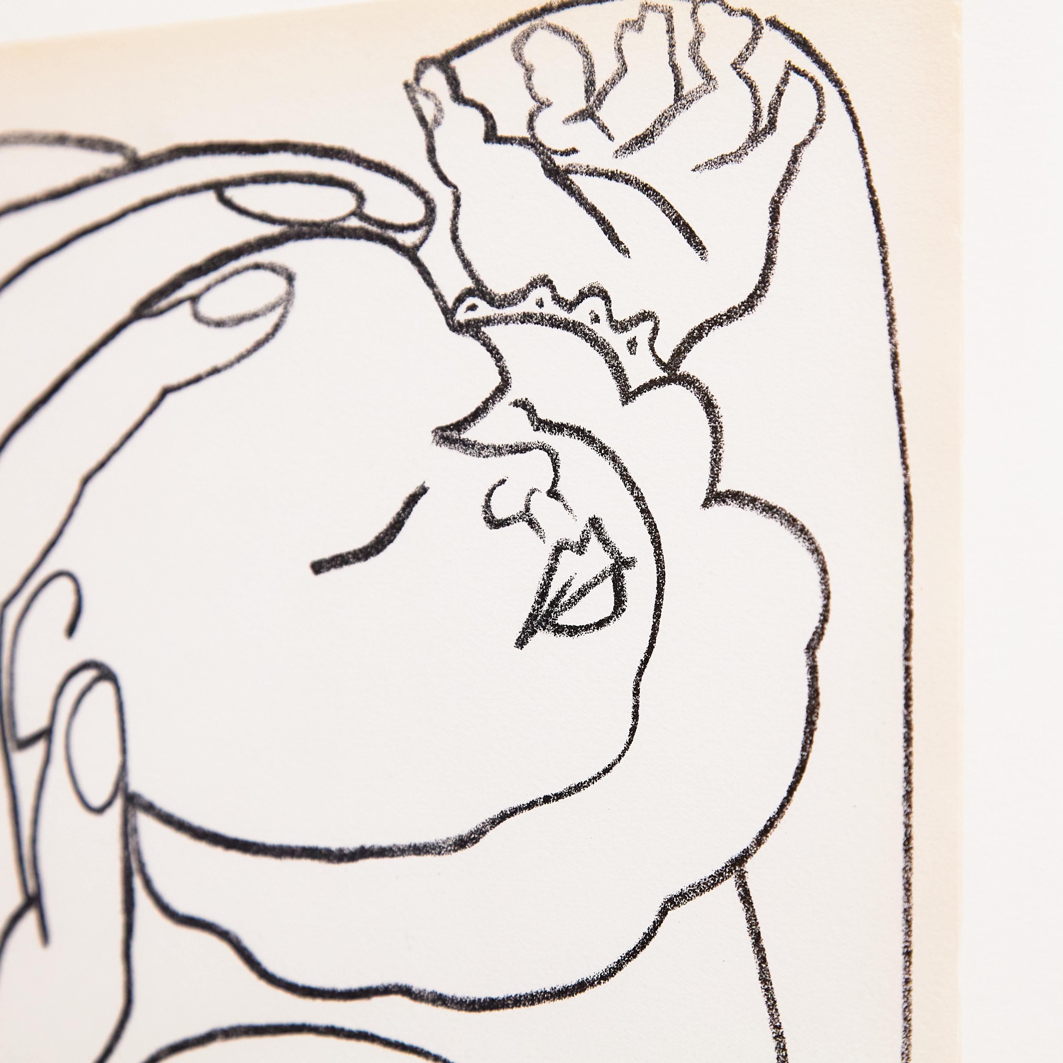 Françoise Gilot Lithograph 'Pages D'amour'', 1951 For Sale 2