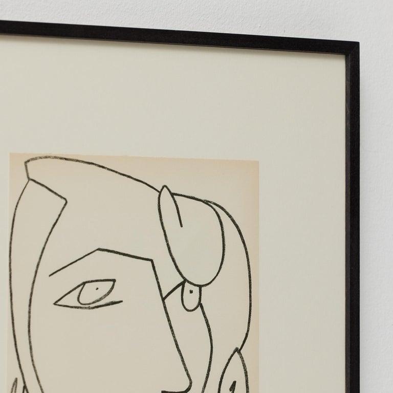 Françoise Gilot Lithograph 'Portrait of a Woman', 1951 en venta 3