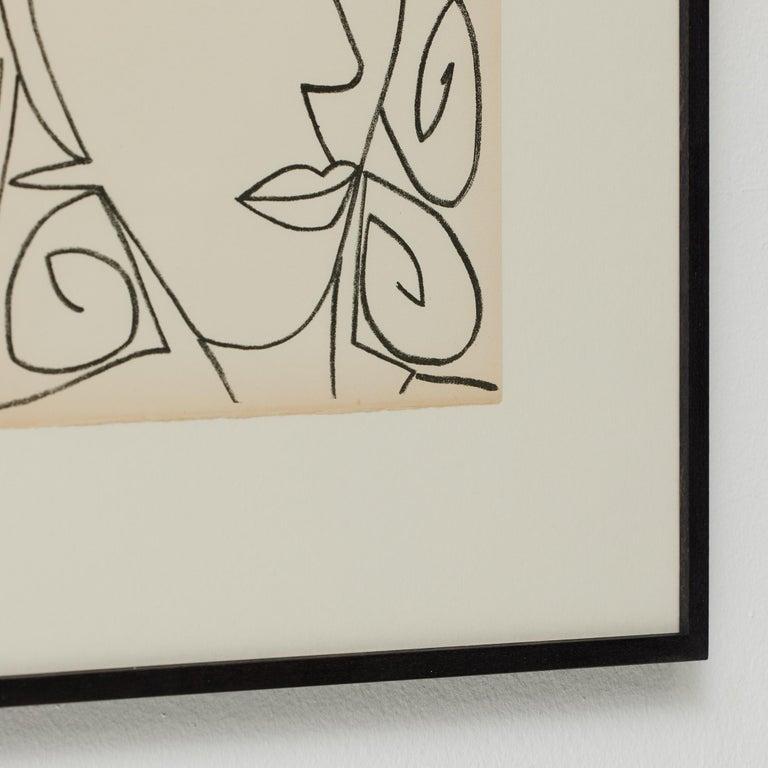 Françoise Gilot Lithograph 'Portrait of a Woman', 1951 en venta 4