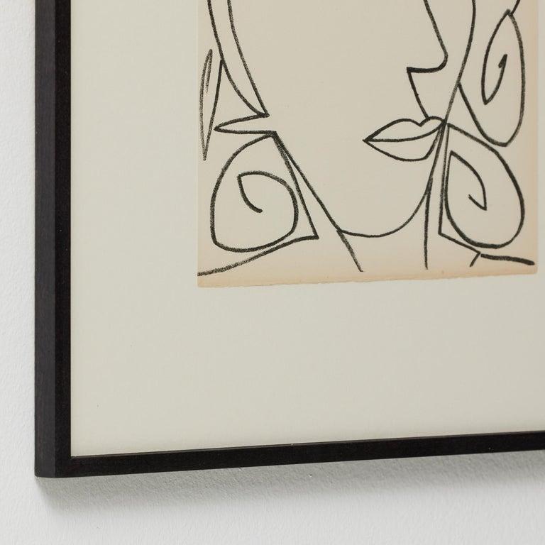 Françoise Gilot Lithograph 'Portrait of a Woman', 1951 en venta 5