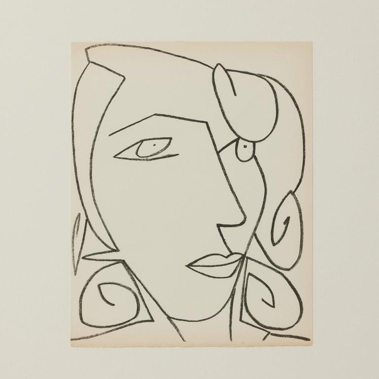 Françoise Gilot Lithograph 'Portrait of a Woman', 1951 en venta 7