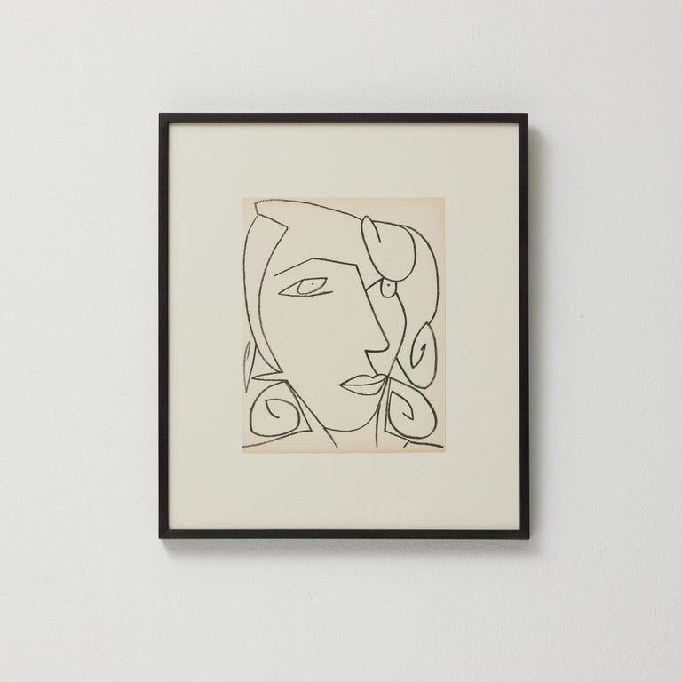 Françoise Gilot Lithograph 'Portrait of a Woman', 1951 en venta 8