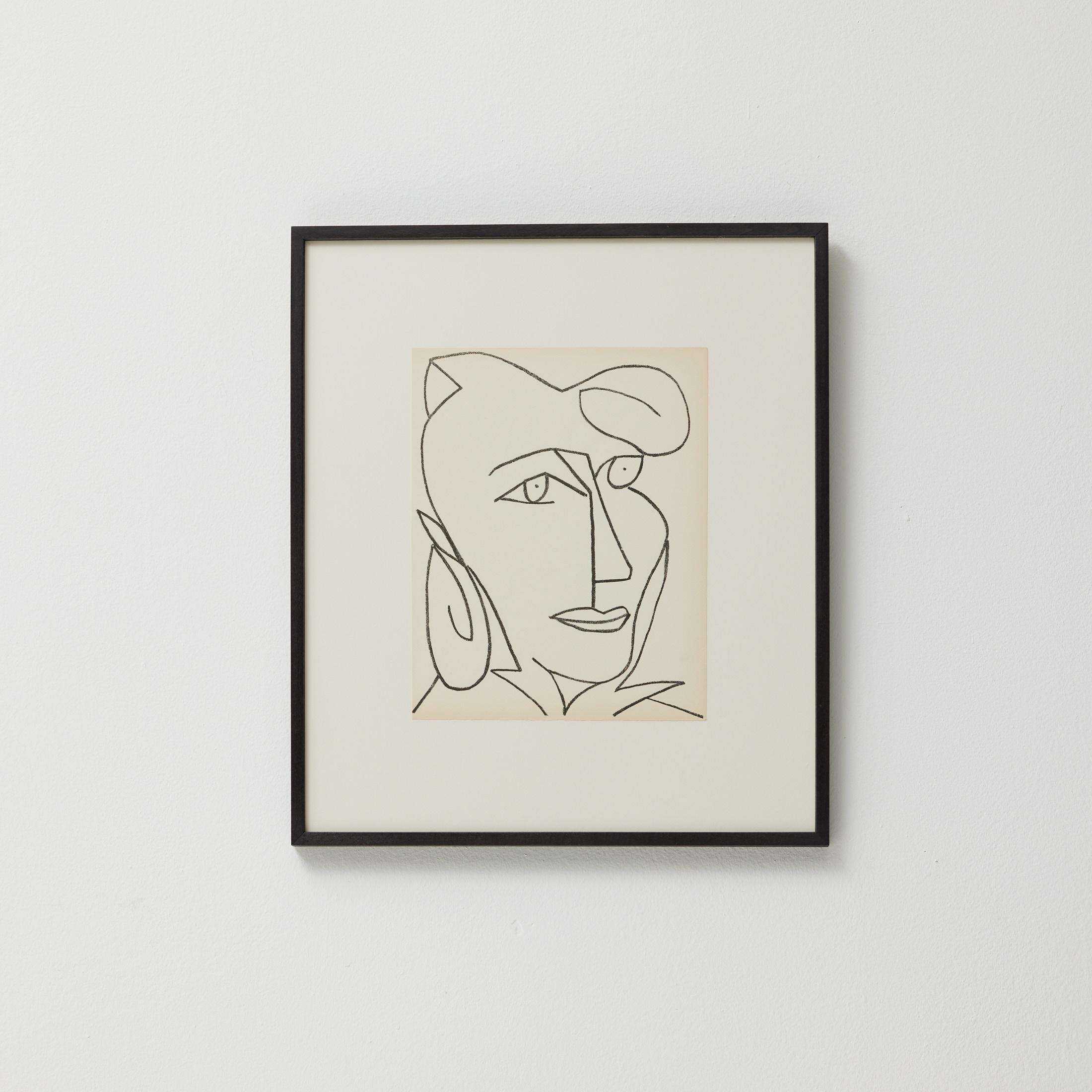 Françoise Gilot litografía original 